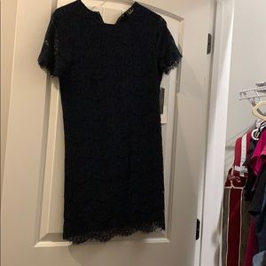 Lulus navy lace dress